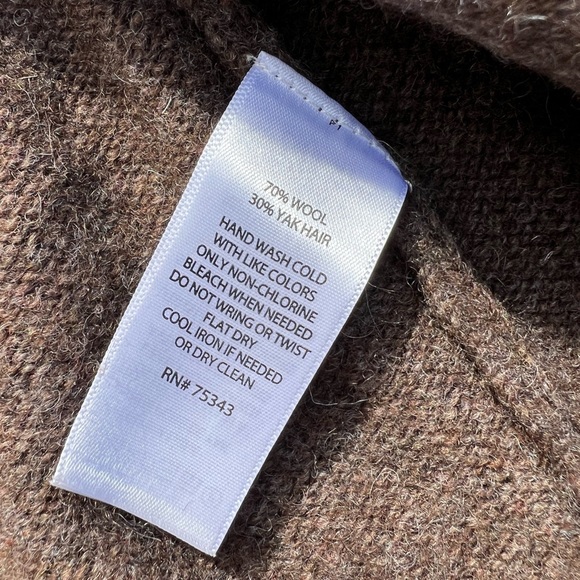 Wool Shawl Collar Cardigan - Picture 7 of 7